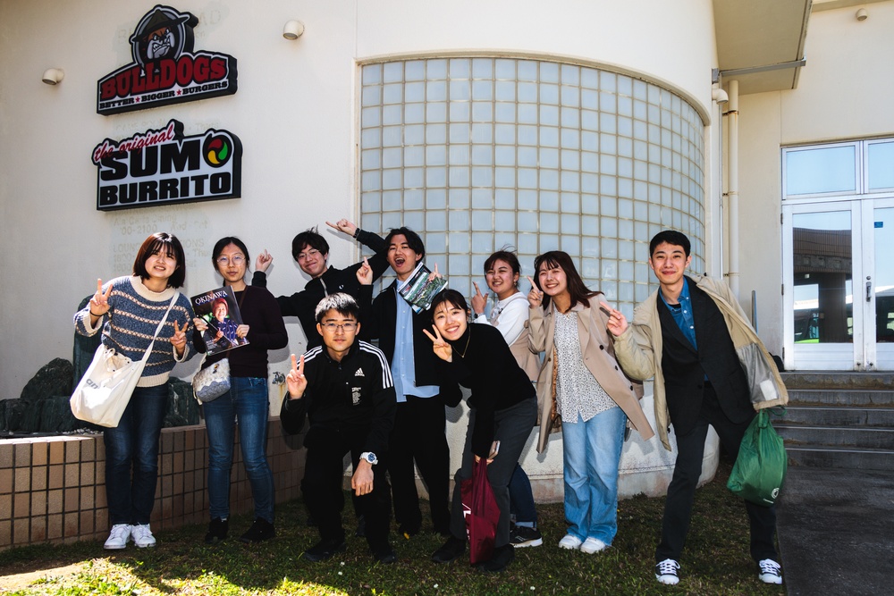 University of Tokyo students visit Camp Schwab