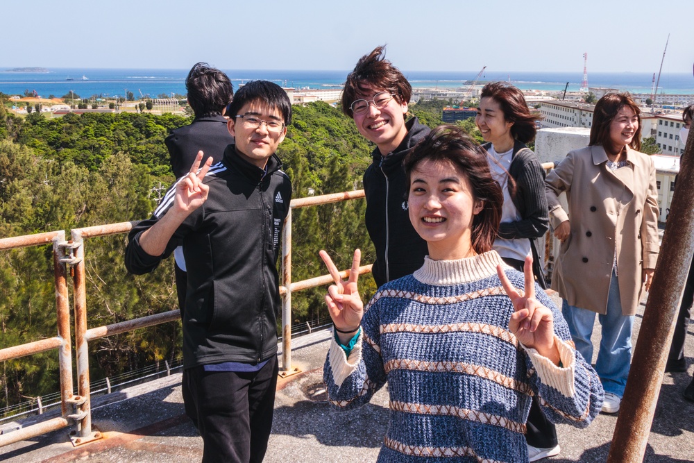 University of Tokyo students visit Camp Schwab