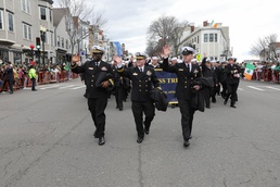 USS Truxtun Sailors Walk in Boston St. Patrick's Day/ Evacuation Day Parade