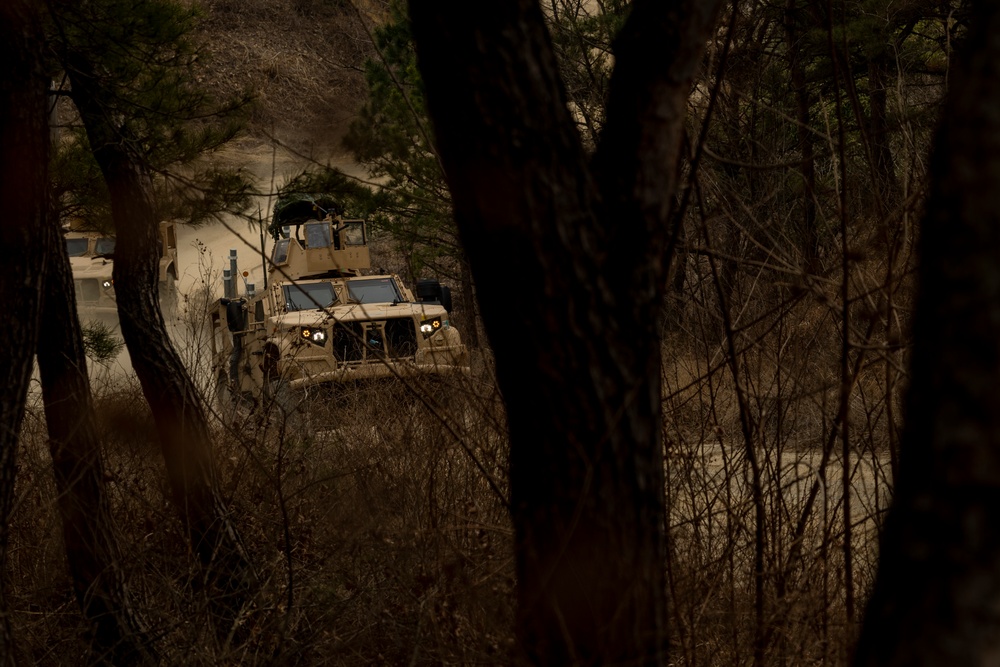 Warrior Shield 24 | III MEF Marines conduct a tactical convoy training