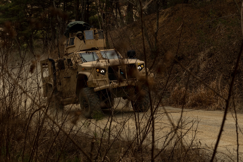 Warrior Shield 24 | III MEF Marines conduct a tactical convoy training