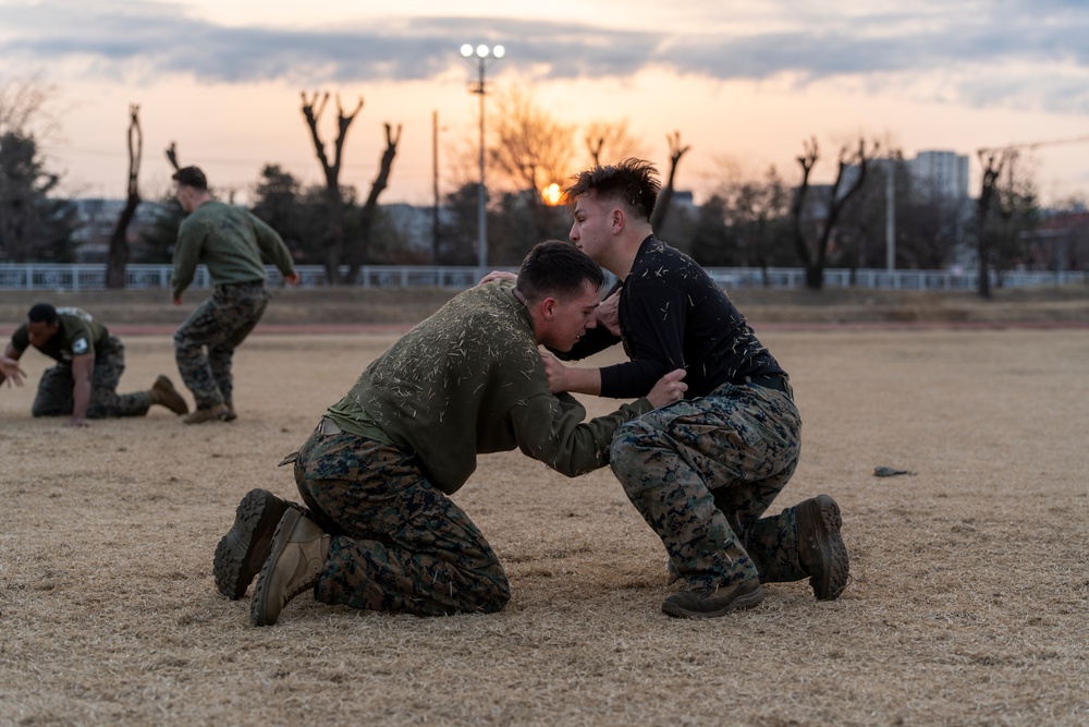 Marines MCMAP in South Korea during Warrior Shield 2024