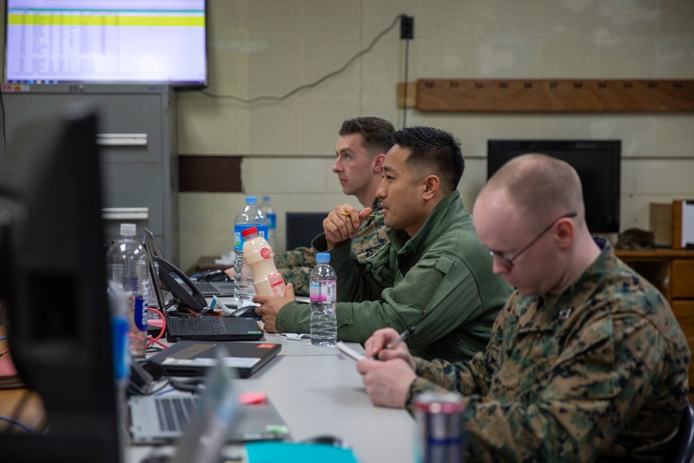 MAG-12 Marines are the command and control during Warrior Shield 2024