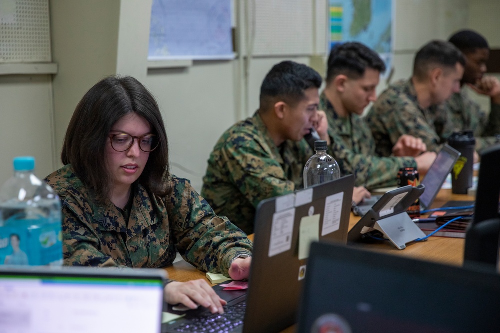 MAG-12 Marines are the command and control during Warrior Shield 2024