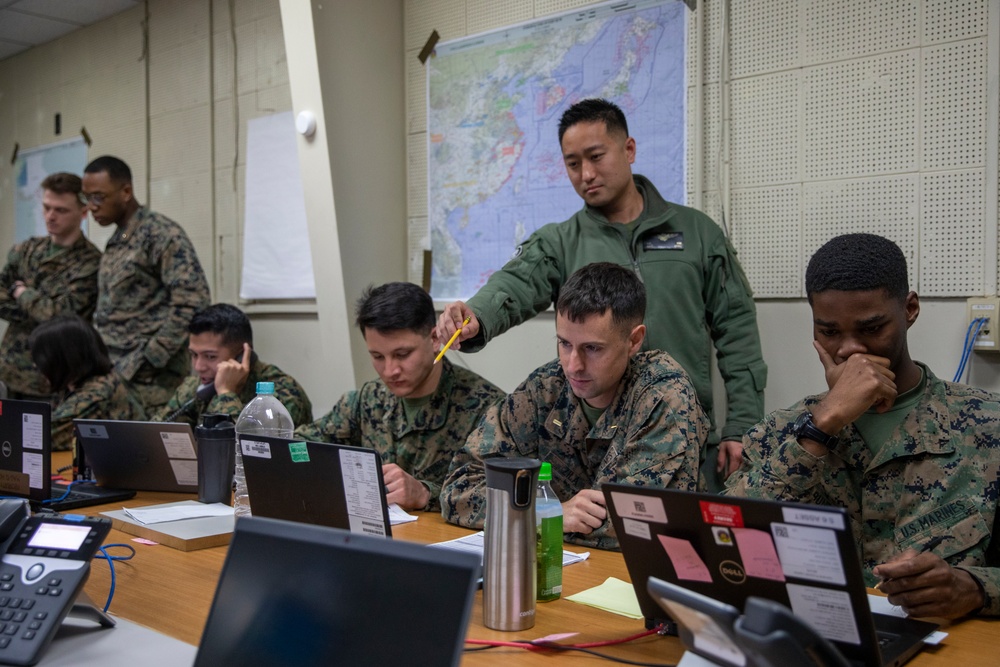 MAG-12 Marines are the command and control during Warrior Shield 2024