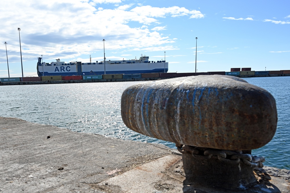 3rd Armored Brigade Combat Team, 4th Infantry Division Deployment – Port of Alexandroupolis