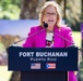 First Lady Jill Biden visits military families at Fort Buchanan