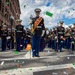 Quantico Marine Corps Band performs at the South Boston St. Patrick's Day Parade 2024