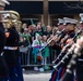 Quantico Marine Corps Band performs at the South Boston St. Patrick's Day Parade 2024