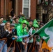 Quantico Marine Corps Band performs at the South Boston St. Patrick's Day Parade 2024