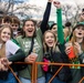 Quantico Marine Corps Band performs at the South Boston St. Patrick's Day Parade 2024