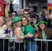 Quantico Marine Corps Band performs at the South Boston St. Patrick's Day Parade 2024