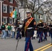 Quantico Marine Corps Band performs at the South Boston St. Patrick's Day Parade 2024