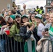 Quantico Marine Corps Band performs at the South Boston St. Patrick's Day Parade 2024