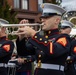 Quantico Marine Corps Band performs at the South Boston St. Patrick's Day Parade 2024