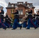 Quantico Marine Corps Band performs at the South Boston St. Patrick's Day Parade 2024