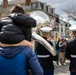 Quantico Marine Corps Band performs at the South Boston St. Patrick's Day Parade 2024