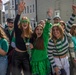 Quantico Marine Corps Band performs at the South Boston St. Patrick's Day Parade 2024