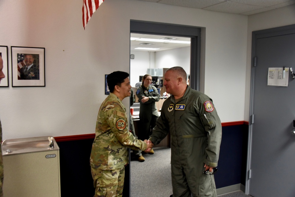 19th Air Force Command Visit