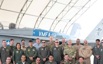 International Officers from Air War College Visit NAS JRB Fort Worth