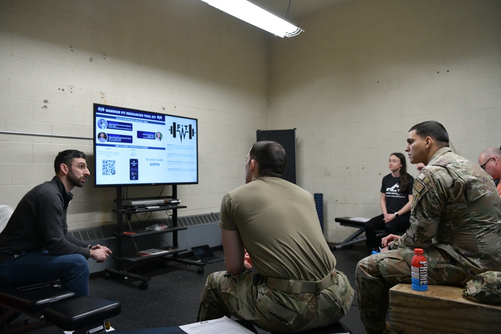 O2X human performance in partnership with MA National Guard conducts performance meeting to maximize unit fitness