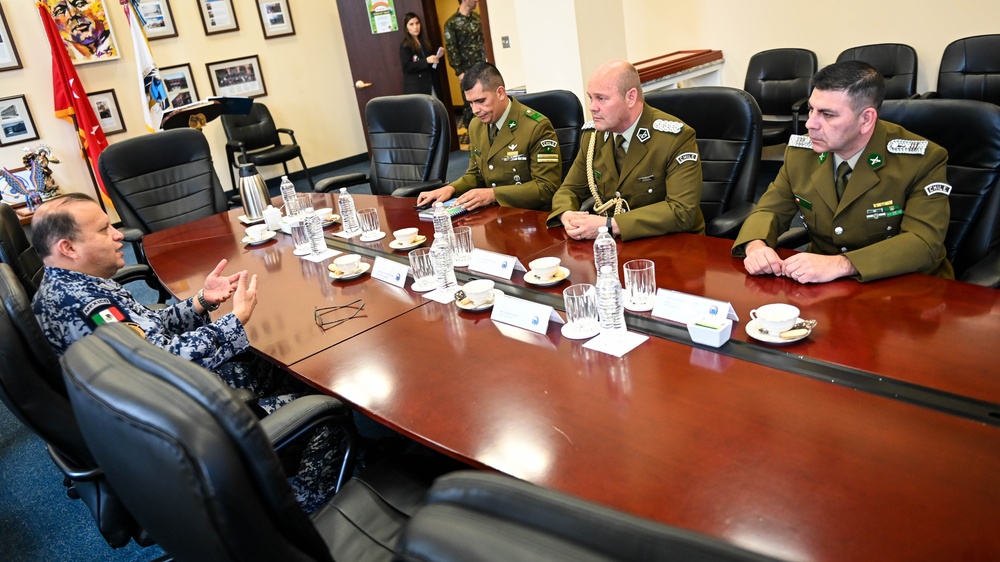 nter-American Defense College Hosts Chilean Carabineros Attaché and Dignitaries for Institutional Briefing and Campus Tour