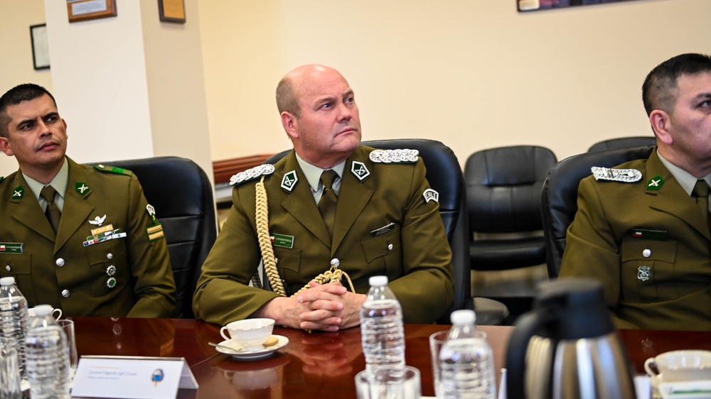 nter-American Defense College Hosts Chilean Carabineros Attaché and Dignitaries for Institutional Briefing and Campus Tour