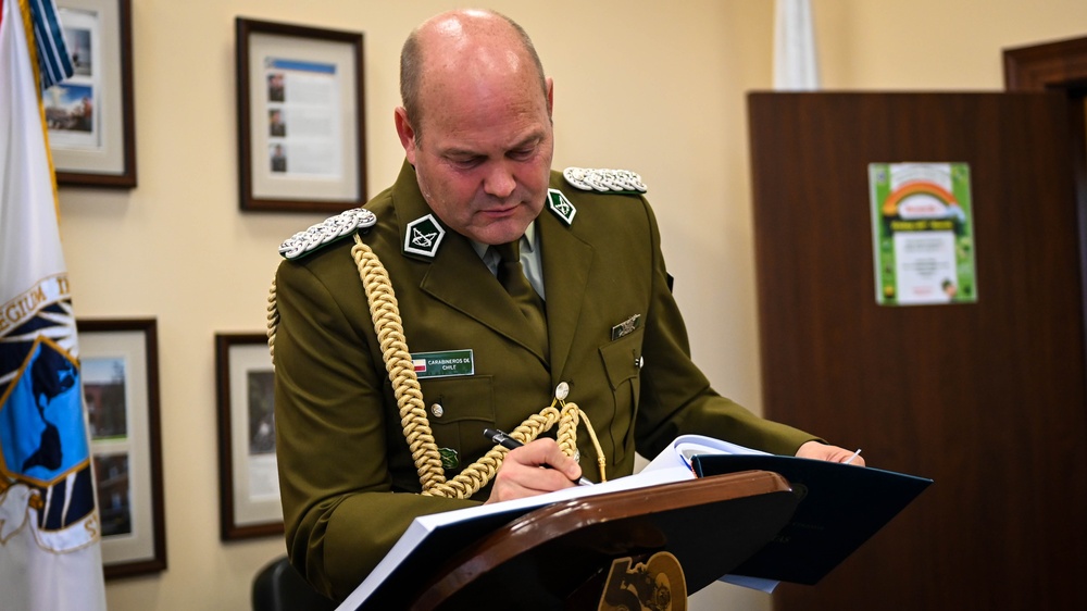 nter-American Defense College Hosts Chilean Carabineros Attaché and Dignitaries for Institutional Briefing and Campus Tour