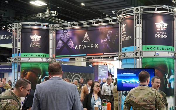 AFWERX's booth at the AFA Warfare Symposium