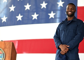U.S. Coast Guard Sector San Diego welcomes recruit from Rwanda