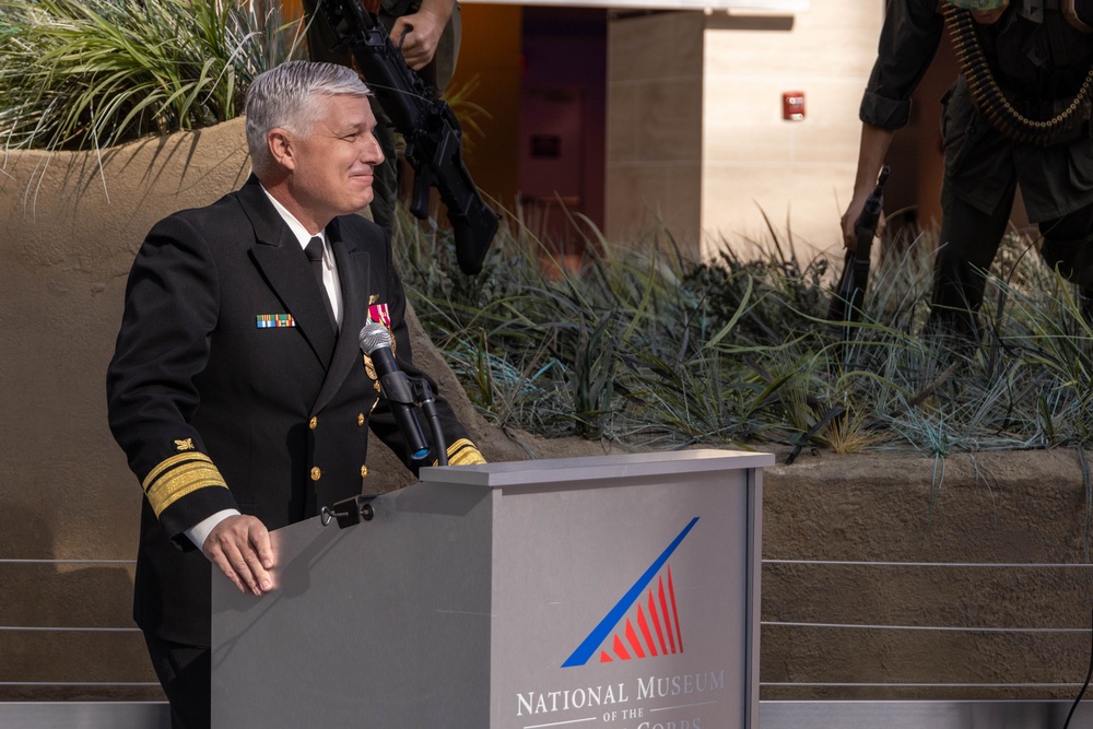 Col. David Jones retires at the National Museum of the Marine Corps after 33 years of service