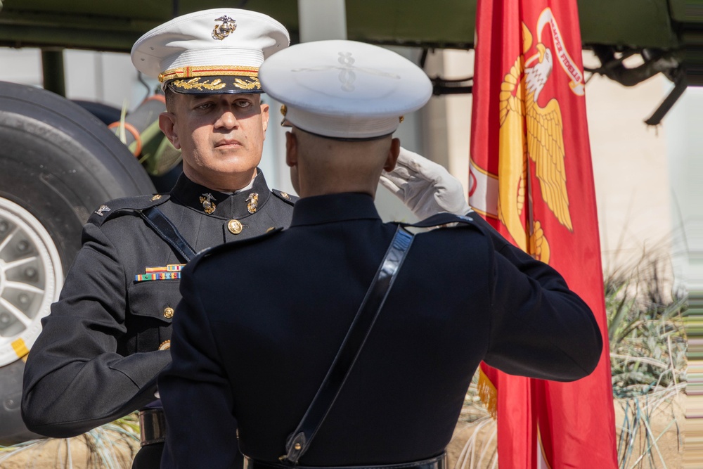 Col. David Jones retires at the National Museum of the Marine Corps after 33 years of service