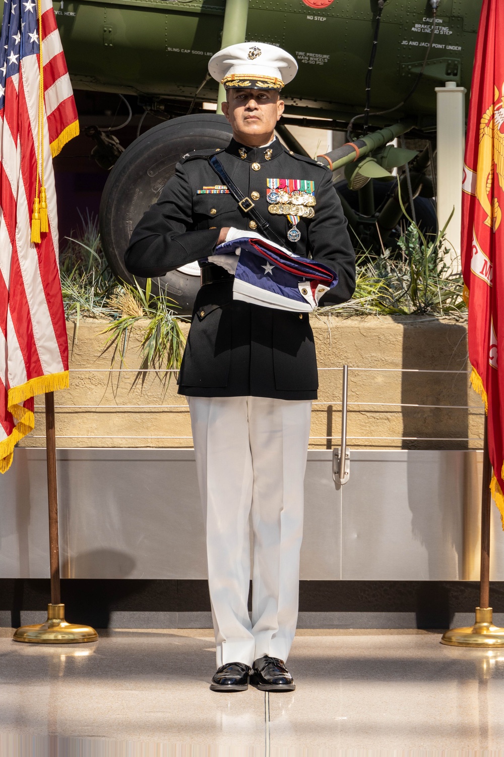 Col. David Jones retires at the National Museum of the Marine Corps after 33 years of service