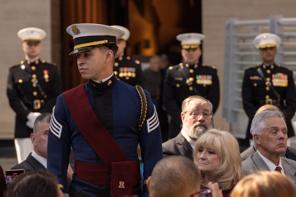 Col. David Jones retires at the National Museum of the Marine Corps after 33 years of service