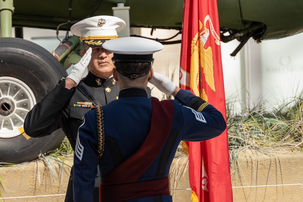 Col. David Jones retires at the National Museum of the Marine Corps after 33 years of service