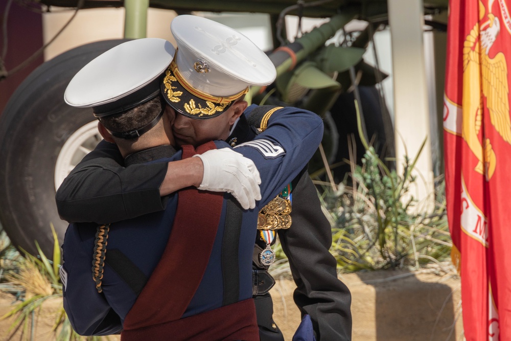 Col. David Jones retires at the National Museum of the Marine Corps after 33 years of service