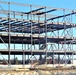 March 2024 barracks construction operations at Fort McCoy