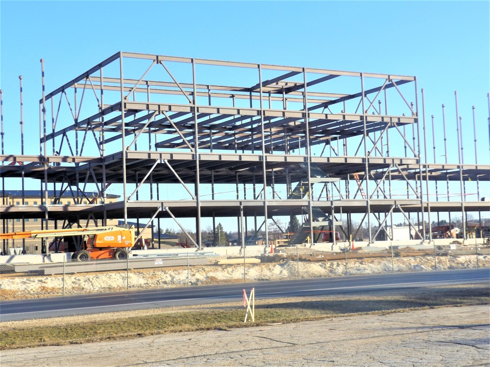 March 2024 barracks construction operations at Fort McCoy