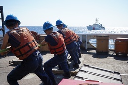 US Coast Guard cutters conduct towing exercise