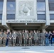 MCJROTC cadets with William B. Travis High School tour Camp Pendleton
