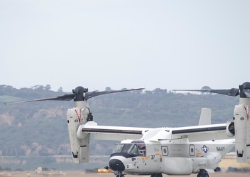 VRM 30 conducts Operational Brake Checks on CMV-22 Osprey