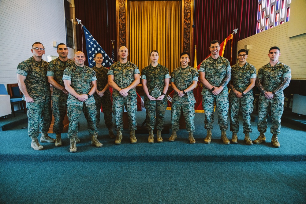 MCIPAC, H&amp;S Bn Bravo Company Gunnery Sgt. receives Jim Kallstrom Award