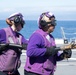 USS San Diego (LPD 22) conducts firefighting drills