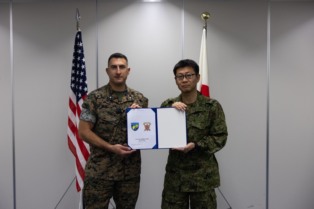 3/12 and JGSDF Bilateral Standard Operating Procedure Signing