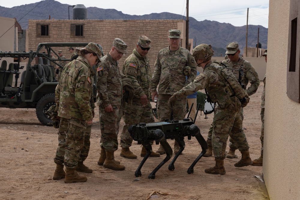 U.S. Army Medical Center of Excellence Commander visits Project Convergence Capstone 4