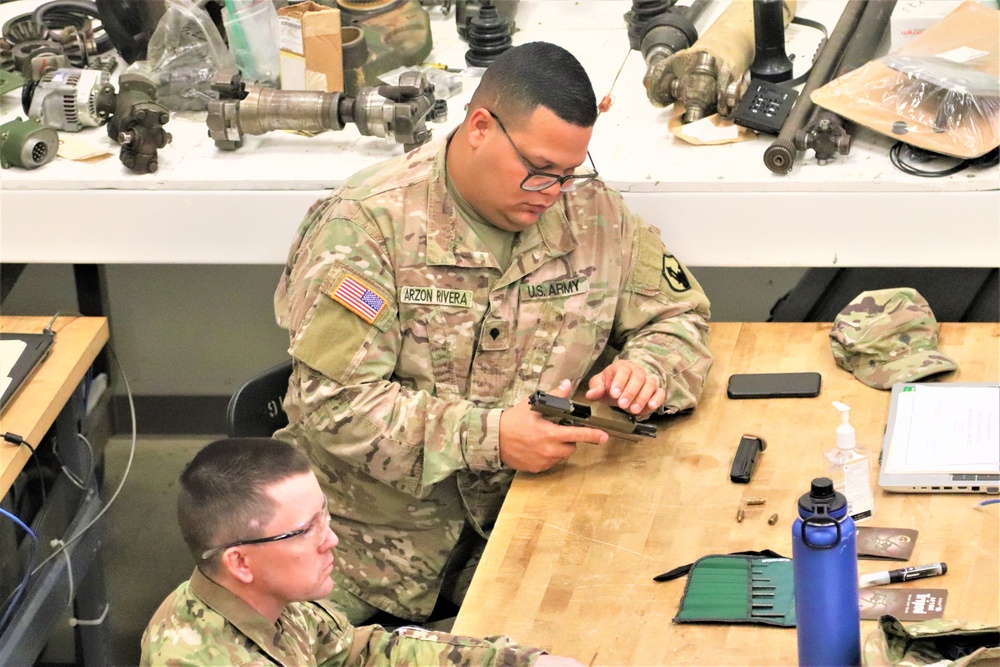 Soldiers gain unit armorer skills in unique course at Fort McCoy’s RTS-Maintenance