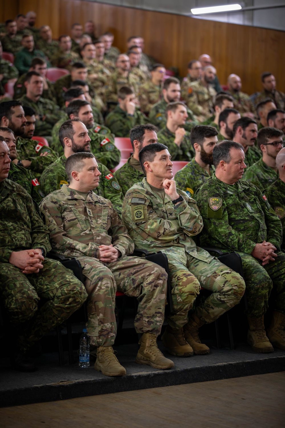 NATO Multinational Division-North Commander briefs NATO troops