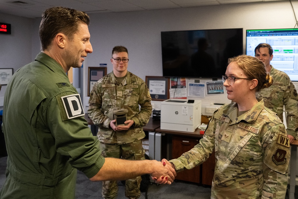 Day in the Life: 100th ARW command team integrates with 100th OSS WX