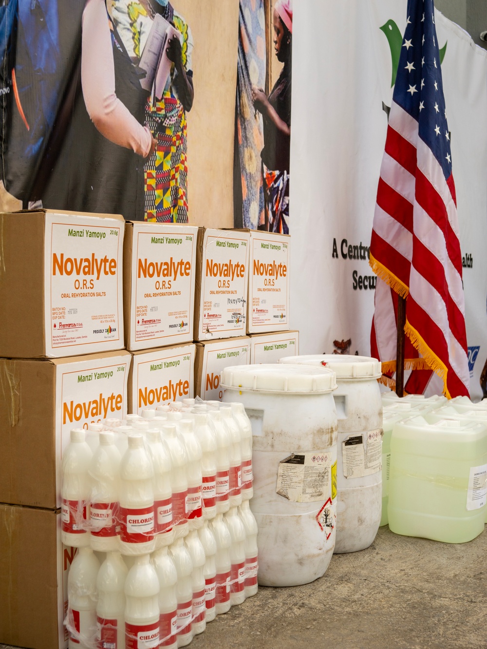 US delivers humanitarian aid to Zambia