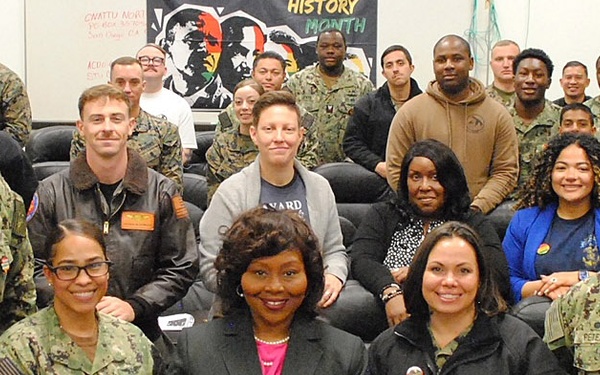 CNATT Unit North Island, local mayor celebrate African-American History Month